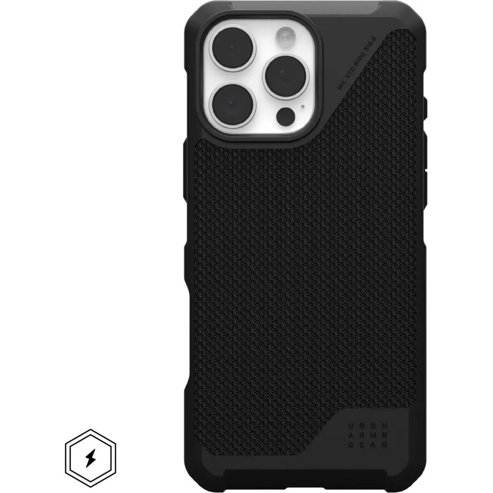 Etui ochronne na smartfon UAG Metropolis LT Magsafe do iPhone 16 Pro Max z MagSafe 114453113940, Czarne | Sklep ITnes.pl, IT for