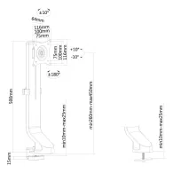 Uchwyt biurkowy do monitora Neomounts by Newstar Flat Screen Desk Mount 10-32" FPMA-D860BLACK - Czarny