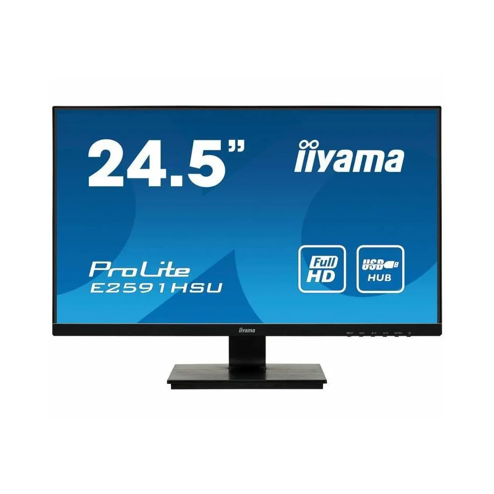 Monitor iiyama ProLite E2591HSU-B1, 24,5", 1920x1080 (FHD), 75Hz, TN, FreeSync, 1 ms, Czarny | Sklep ITnes.pl, IT for BUSINESS Monitor iiyama ProLite E2591HSU-B1, 24,5", 1920x1080 (FHD), 75Hz, TN, FreeSync, 1 ms, Czarny | Sklep ITnes.pl, IT for BUSINESS