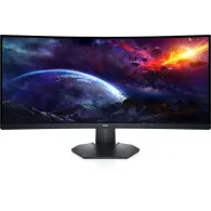 Monitor Dell Curved Gaming S3422DWG 210-AZZE, 34", 3440x1440 (UWQHD), 144Hz, 21:9, zakrzywiony, VA, FreeSync, HDR, 2 ms, Czarny 