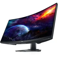 Monitor Dell Curved Gaming S3422DWG 210-AZZE, 34", 3440x1440 (UWQHD), 144Hz, 21:9, zakrzywiony, VA, FreeSync, HDR, 2 ms, Czarny 