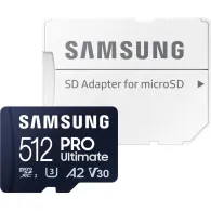 Karta micorSD Samsung Pro Ultimate 512GB MB-MY512SA/WW - UHS-I U3, 200MB|s Odczyt, 130 MB|s Zapsis
