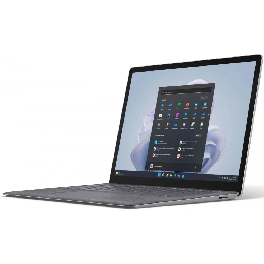 Microsoft Surface Laptop 5 13,5 R8P-00009 - i5-1245U/13,5" 2256x1504 PixelSense MT/RAM 16GB/SSD 512GB/Platynowy/Win 11 Pro/2AE - zdjęcie