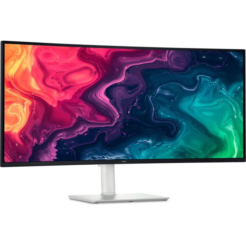 Monitor Dell 34 Plus USB-C S3425DW 210-BQWR - 34"/3440x1440 (UWQHD)/120Hz/21:9/zakrzywiony/VA/FreeSync/HDR/1 ms/Czarno-Biały - zdjęcie