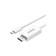 Kabel Unitek USB-C to DisplayPort 1.2 V400A, 4K 60Hz, 1,8 m, Biały | Sklep ITnes.pl, IT for BUSINESS