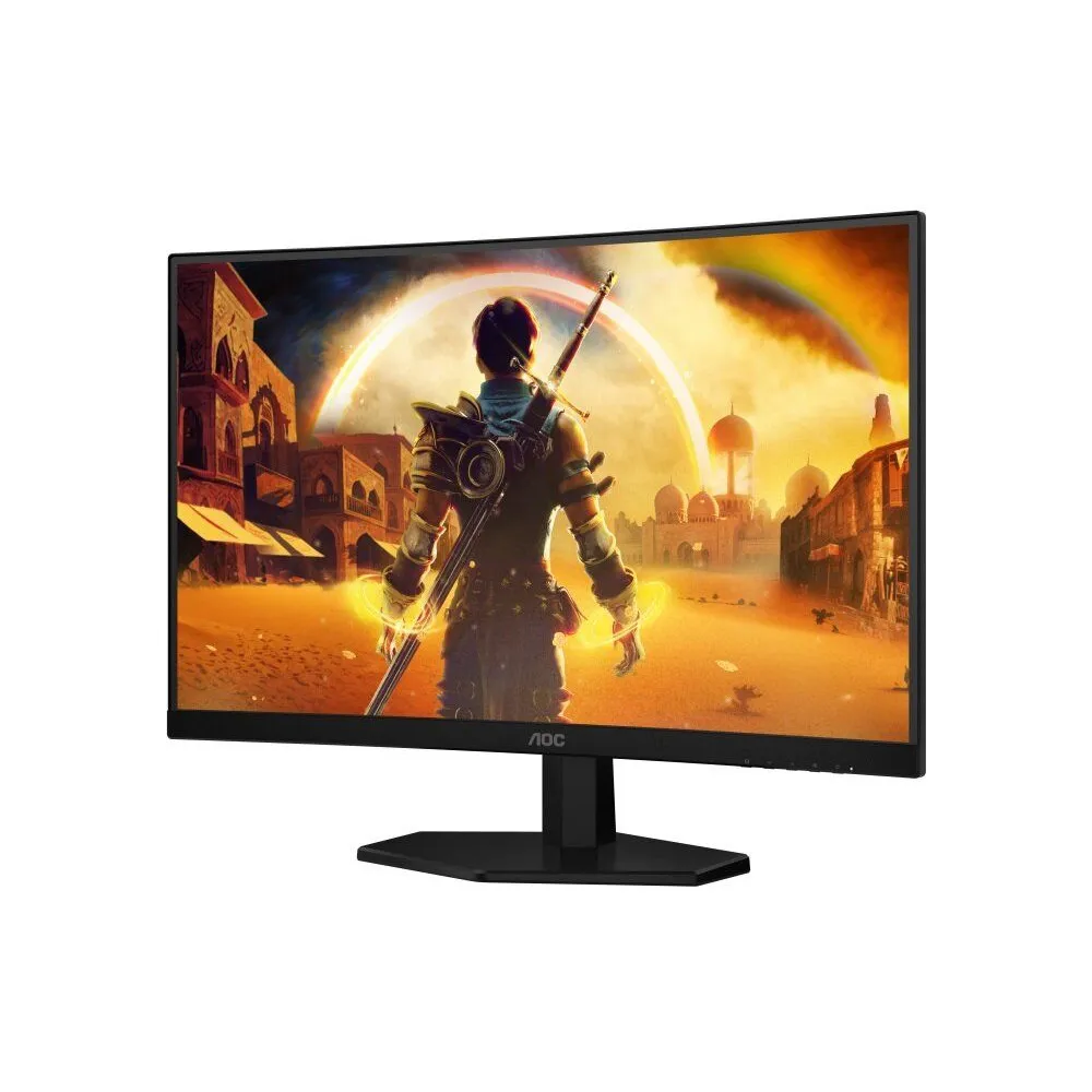 Monitor AOC C27G42E - 27"/1920x1080 (Full HD)/180Hz/zakrzywiony/Fast VA/HDR/1 ms/Czarno-czerwony