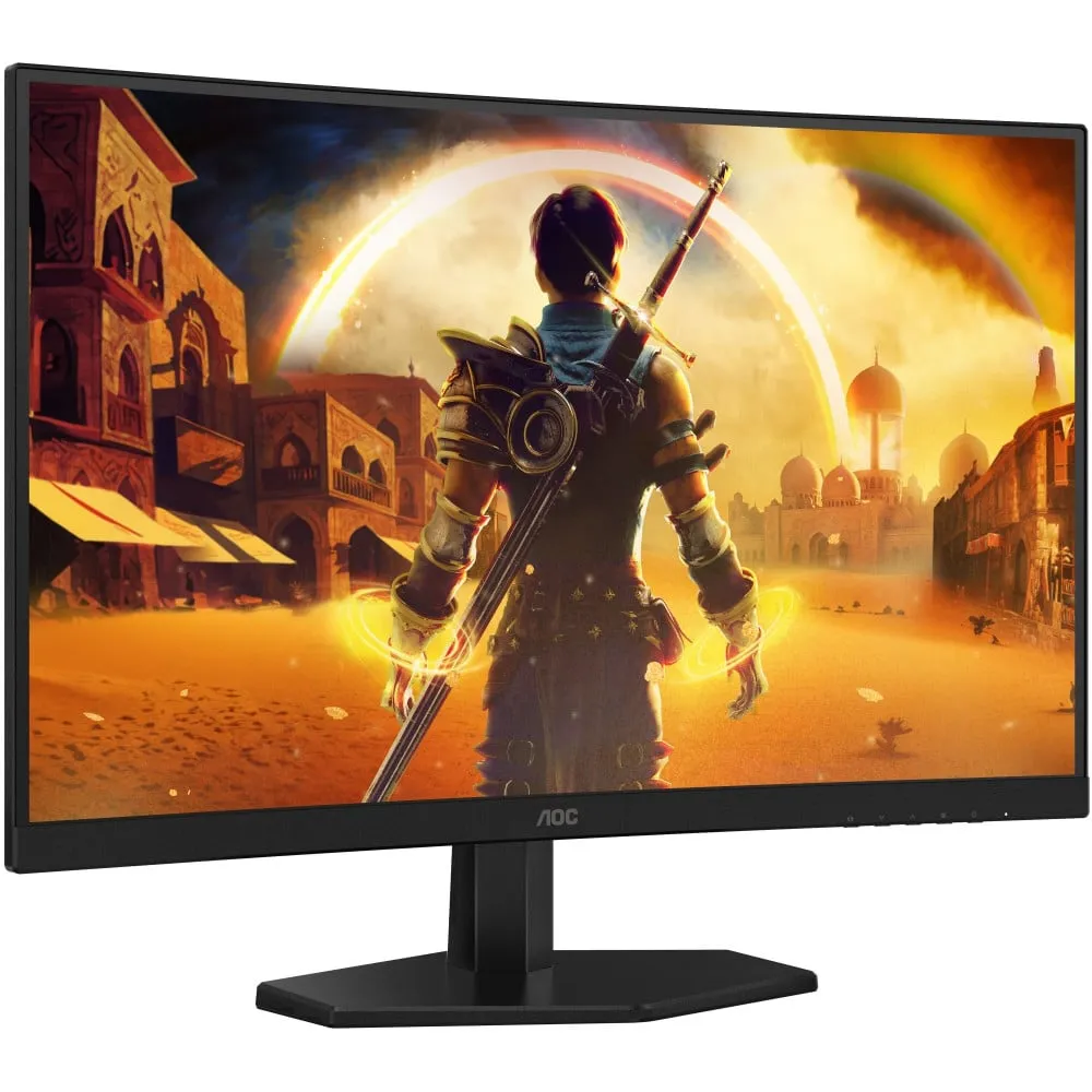 Monitor AOC C27G42E - 27"/1920x1080 (Full HD)/180Hz/zakrzywiony/Fast VA/HDR/1 ms/Czarno-czerwony