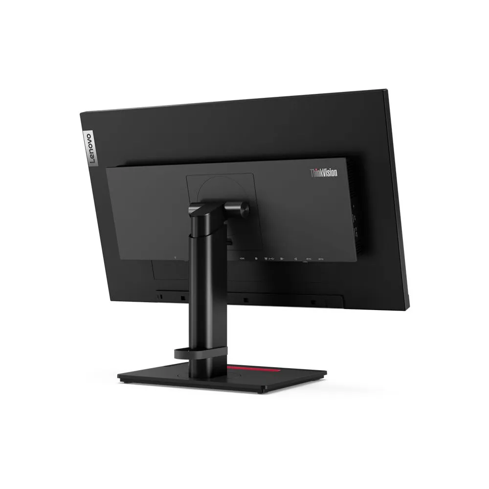Monitor Lenovo ThinkVision P24h-2L 62B2GAR1WW - 23,8"/2560x1440 (QHD)/60Hz/IPS/6 ms/pivot/Czarny - zdjęcie