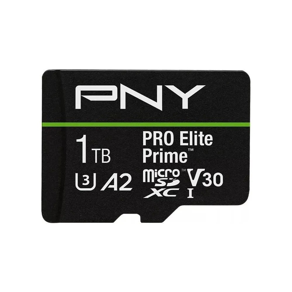 Karta pamięci PNY PRO Elite Prime 1TB P-SDU1TBV32200PEP-GE - Adapter SD, UHS-I, Class 10, U3, V30