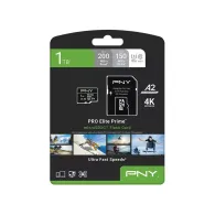 Karta pamięci PNY PRO Elite Prime 1TB P-SDU1TBV32200PEP-GE - Adapter SD, UHS-I, Class 10, U3, V30