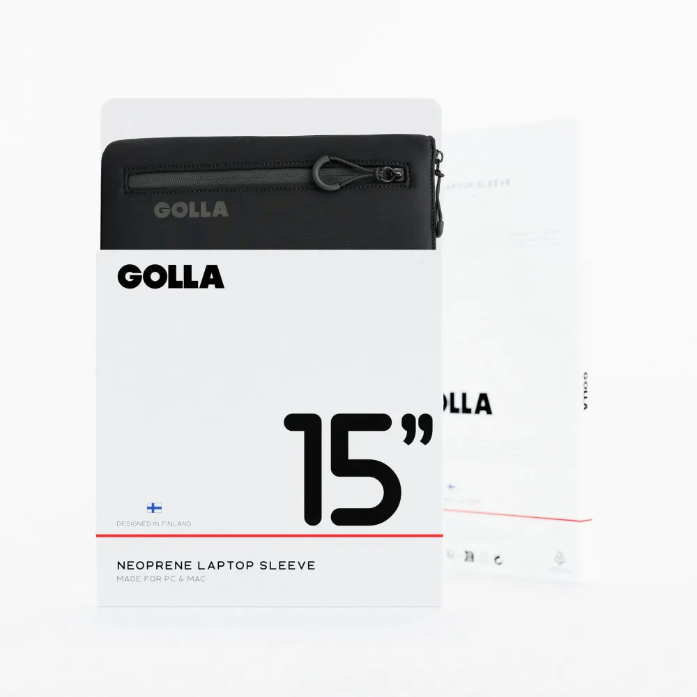 Etui na laptopa Golla Neoprene Laptop Sleeve 15" 601652, Czarne | Sklep ITnes.pl, IT for BUSINESS