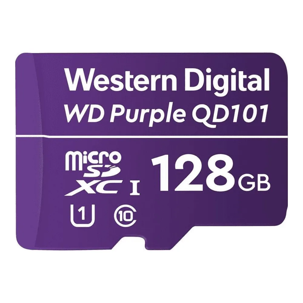 Karta pamięci WD Purple MicroSDXC 128GB Class 10 UHS-I/U1 WDD128G1P0C - Fioletowa | Sklep ITnes.pl - IT for BUSINESS
