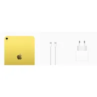 Tablet Apple iPad 10. gen. (2022) MCMG4HC/A, A14 Bionic, 10,9" 2360x1640, 256GB, 4GB, Żółty, Kamera 12+12Mpix, iPadOS, 1 rok CI 