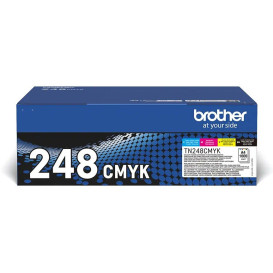 Toner Brother TN-248 Black Cyan Magenta Yellow TN248VAL - Oryginał, 1000 stron