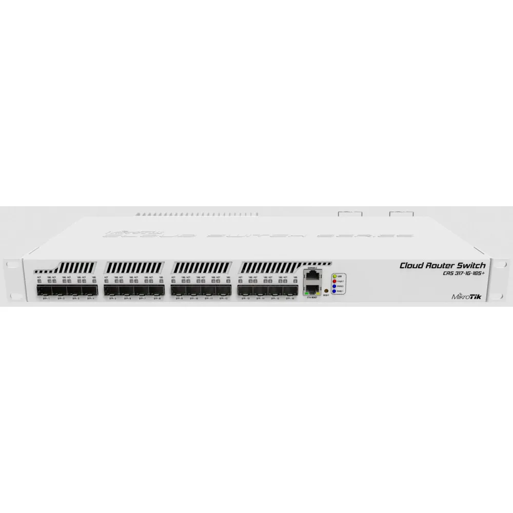 Switch zarządzalny MikroTik CRS317-1G-16S+RM, 16x 10GbE SFP+, 1x 1GbE RJ45 | Sklep ITnes.pl, IT for BUSINESS