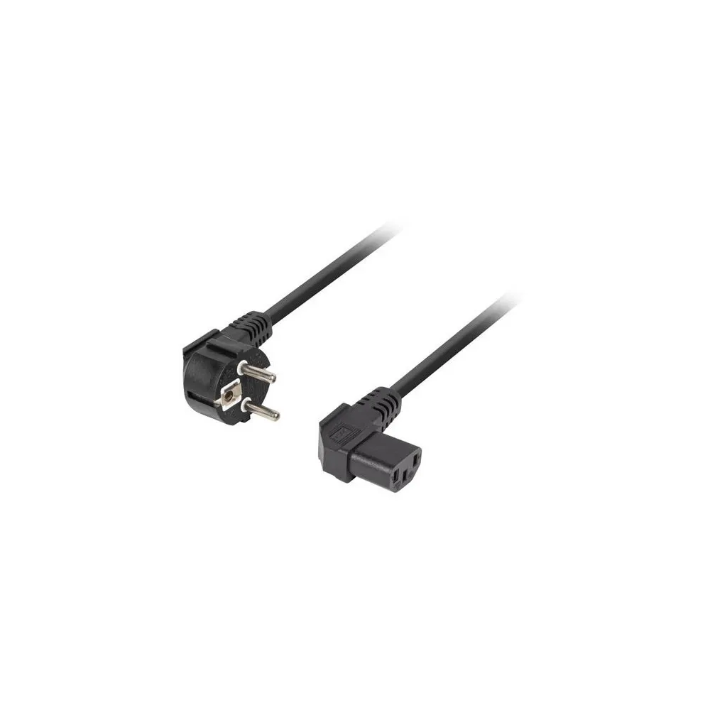 Kabel zasilający Lanberg CA-C13C-12CC-0018-BK, 1,8m, czarny | Sklep ITnes.pl, IT for BUSINESS