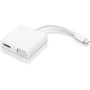 Replikator portów Lenovo USB-C 3-in-1 Travel Hub GX90T33021 - 1x HDMI 1.4 4K 30Hz/ 1x VGA 1920x1080/ 1x USB 3.0/ Biały