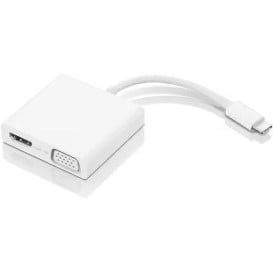 Replikator portów Lenovo USB-C 3-in-1 Travel Hub GX90T33021 - 1x HDMI 1.4 4K 30Hz/ 1x VGA 1920x1080/ 1x USB 3.0/ Biały