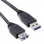 Kabel przedłużacz Digitus USB-A 3.0 SuperSpeed AK-300203-030-S - zdjęcie poglądowe 1