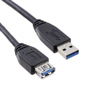 Kabel przedłużacz Digitus USB-A 3.0 SuperSpeed AK-300203-030-S - 3 m, Czarny