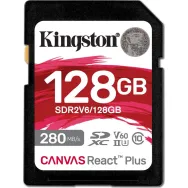 Karta pamięci Kingston Canvas React Plus SDXC 128 GB SDR2V6/128GB - UHS-II, V60