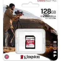 Karta pamięci Kingston Canvas React Plus SDXC 128 GB SDR2V6/128GB - UHS-II, V60