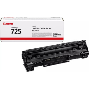 Toner Canon CRG-725 Black 3484B002 - Oryginał, 1600 stron