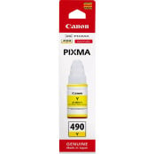 Butelka z tuszem Canon GI-490 Yellow 0666C001 - Oryginał, 7000 stron