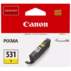 Tusz Canon CLI-531 Yellow 6121C001 - Oryginał, 515 stron