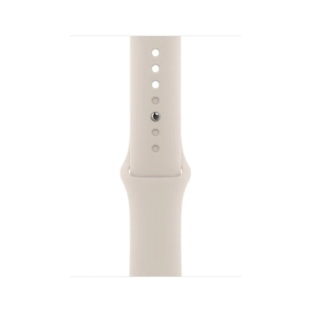 Pasek sportowy Apple Watch Sport Band Regular MT3K3ZM/A - 45 mm, M|L, Księżycowa poświata Pasek sportowy Apple Watch Sport Band Regular MT3K3ZM/A - 45 mm, M|L, Księżycowa poświata