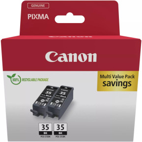 Dwupak tuszów Canon PGI-35 Black 1509B029 - Oryginał, 383 stron