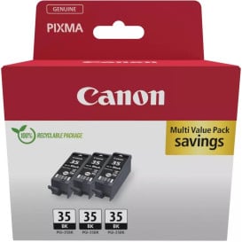 Wielopak tuszów Canon PGI-35 Black 1509B028 - Oryginał, 573 stron