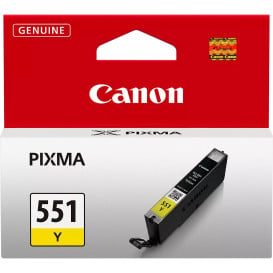 Tusz Canon CLI-551 Yellow 6511B001 - Oryginał, 347 stron