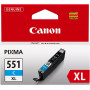 Tusz Canon CLI-551XL Cyan 6444B001 - Oryginał, 665 stron