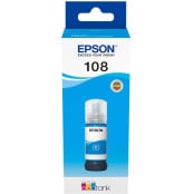 Butelka z tuszem Epson 108 EcoTank Cyan C13T09C24A - Oryginał, 7200 stron