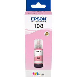 Butelka z tuszem Epson 108 EcoTank Light Magenta C13T09C64A - Oryginał, 7200 stron