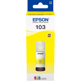 Butelka z tuszem Epson 103 EcoTank Yellow C13T00S44A - Oryginał, 7500 stron