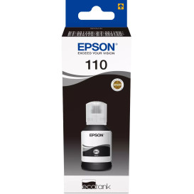 Butelka z tuszem pigmentowym Epson 110 EcoTank Black C13T03P14A - Oryginał, 6000 stron