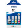 Zestaw tuszów Epson 101 EcoTank CMYK C13T03V64A - Oryginał, Czarny do 7500 stron, Kolor do 6000 stron