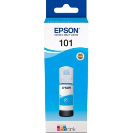 Butelka z tuszem Epson 101 EcoTank Cyan C13T03V24A - Oryginał, 6000 stron