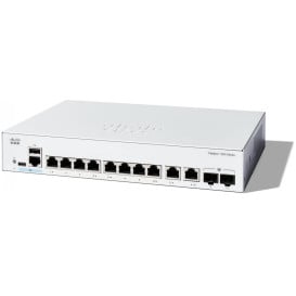 Switch zarządzalny Cisco Catalyst C1300-8T-E-2G - 8x 100|1000Mbps RJ45, 2x 1GbE SFP