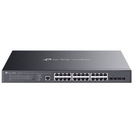 Switch zarządzalny TP-Link SG3428XMPP - Layer L2+, Omada, 24x 1GbE RJ45, 4x 10GbE SFP+, PoE+ 500W