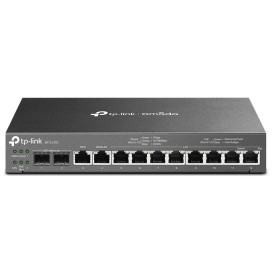 Router TP-Link ER7212PC - 2x 1GbE SFP WAN|LAN, 1x 1GbE RJ45 WAN, 1x 1GbE RJ45 WAN|LAN, 8x 1GbE RJ45 LAN, PoE+ 110W