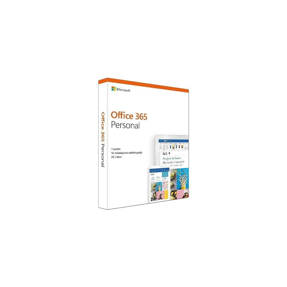 Microsoft Office 365 Personal PL Box P4 Subskrypcja 1Rok, 1Użytkownik, 5Urządzeń Win, Mac QQ2-00735. Następca P, N: QQ2-00535 - Microsoft Office 365 Personal PL Box P4 Subskrypcja 1Rok, 1Użytkownik, 5Urządzeń Win, Mac QQ2-00735. Następca P, N: QQ2-00535 -
