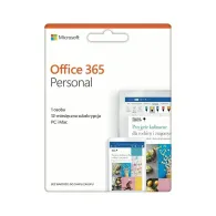 Microsoft Office 365 Personal PL Box P4 Subskrypcja 1Rok, 1Użytkownik, 5Urządzeń Win, Mac QQ2-00735. Następca P, N: QQ2-00535 - 