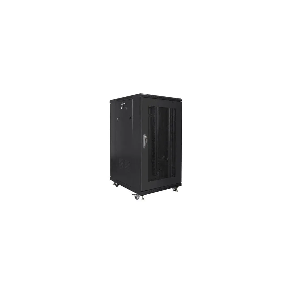 Szafa rack 19" 22U Lanberg FF01-6822-23B, 600 x 800 x 1159 mm, drzwi perforowane | Sklep ITnes.pl, IT for BUSINESS Szafa rack 19" 22U Lanberg FF01-6822-23B, 600 x 800 x 1159 mm, drzwi perforowane | Sklep ITnes.pl, IT for BUSINESS