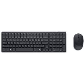 Zestaw bezprzewodowy klawiatury i myszy Dell Silent Keyboard and Mouse KM555 580-BBVV - US, Czarny