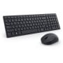 Zestaw bezprzewodowy klawiatury i myszy Dell Silent Keyboard and Mouse KM555 580-BBVV - US, Czarny