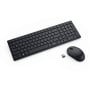 Zestaw bezprzewodowy klawiatury i myszy Dell Silent Keyboard and Mouse KM555 580-BBVV - US, Czarny