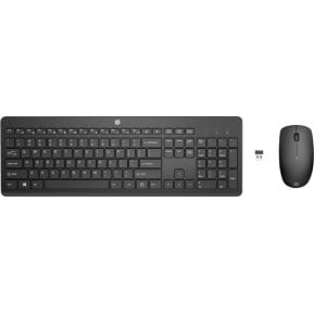 Zestaw bezprzewodowy klawiatura i mysz HP 235 Wireless Mouse and Keyboard Combo 1Y4D0UT - Czarny